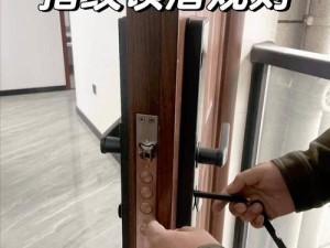 给大门装上智能锁，提枪直入两扇门，豪气冲天无需钥匙