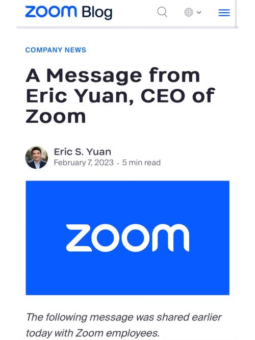 ZOOM 人的格差异