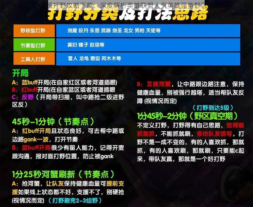 莉莉娅打野攻略下篇：深度解析英雄联盟人气英雄强势野区玩法