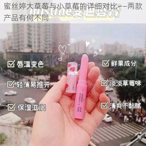 蜜丝婷大草莓与小草莓的详细对比——两款产品有何不同