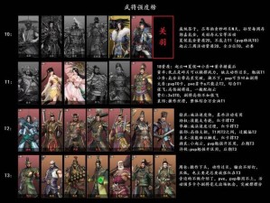 极无双2：武将强度全面解析，排名一览表