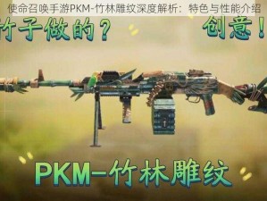 使命召唤手游PKM-竹林雕纹深度解析：特色与性能介绍