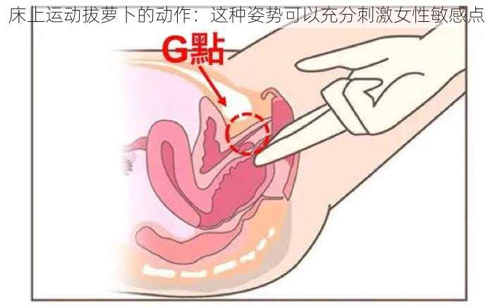 床上运动拔萝卜的动作：这种姿势可以充分刺激女性敏感点